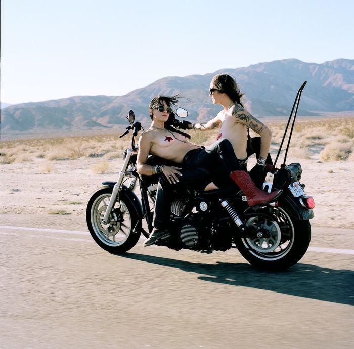 Girls on a motorcycle in Tainan