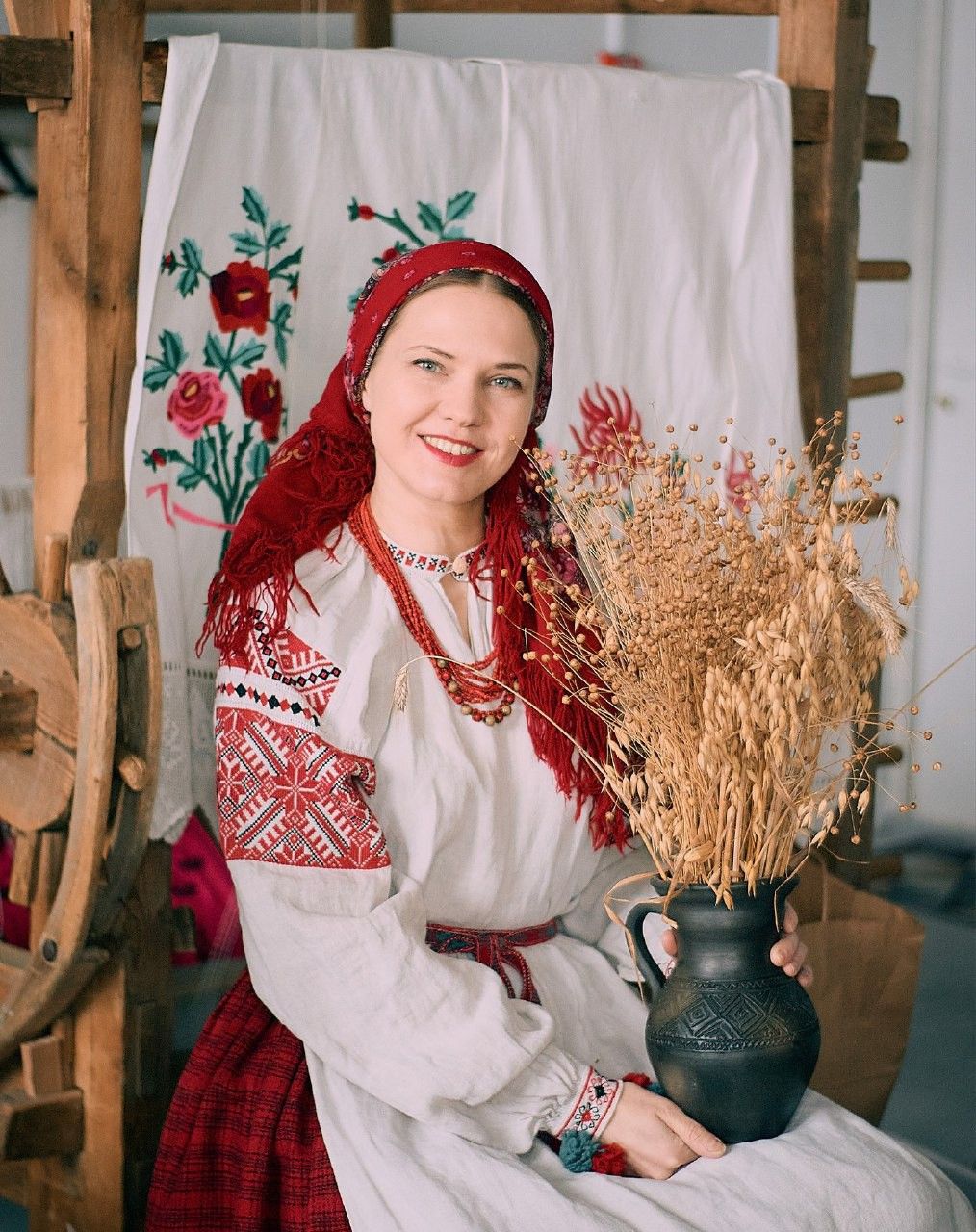 Women in Slavic costumes in Tainan
