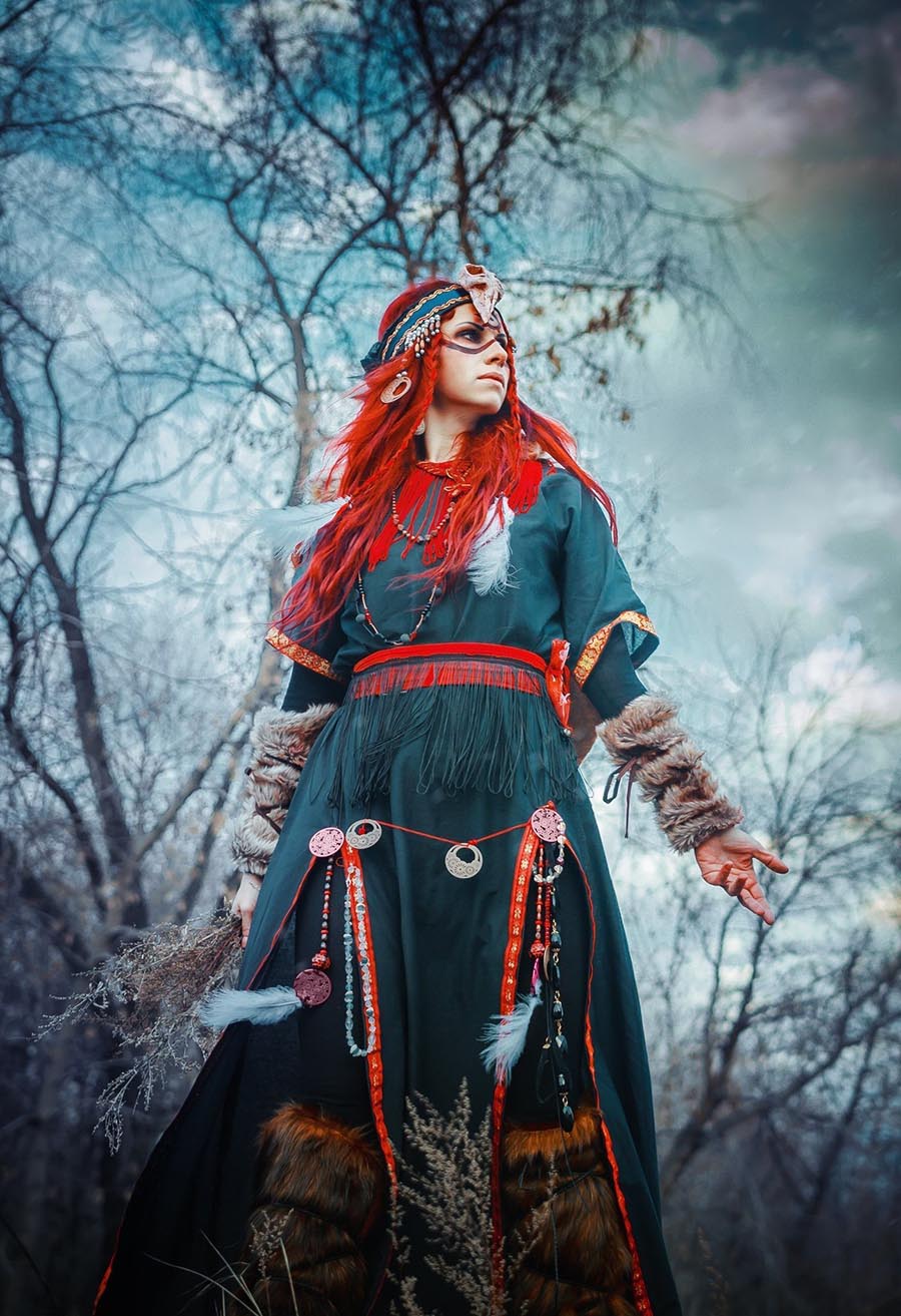 Girls in Slavic costumes underwear in Tainan