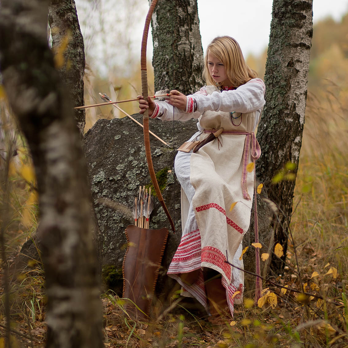 Sexy photo Girls in Slavic costumes in Tainan